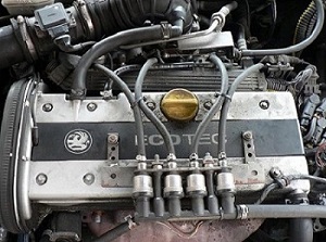The Vauxhall's Ecotec engine fitted with multi-point LPG injection